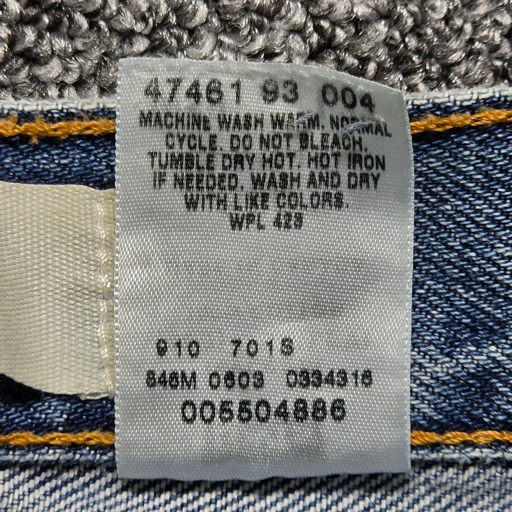 Vintage Baggy Skate Relaxed Fit Jeans Mens 40x32 Blue Levi's 550 Made in Canada